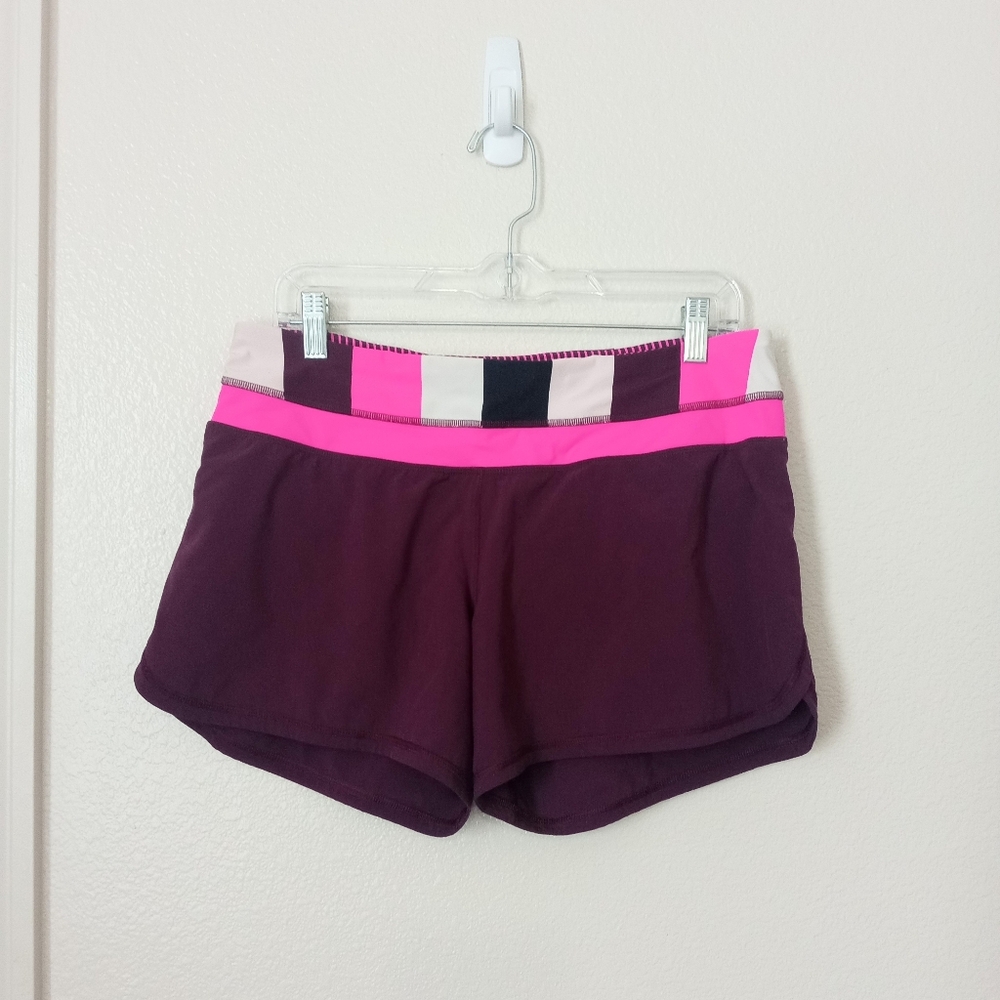 Lululemon Groovy Run Short Plum Raspberry Women's Athletic Shorts